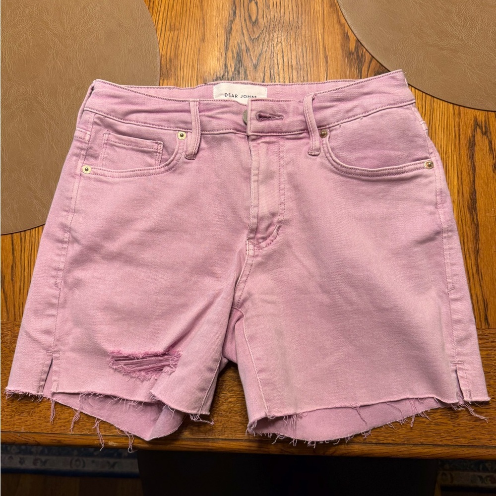 Dear John lavender wash jean shorts size 26. Worn once